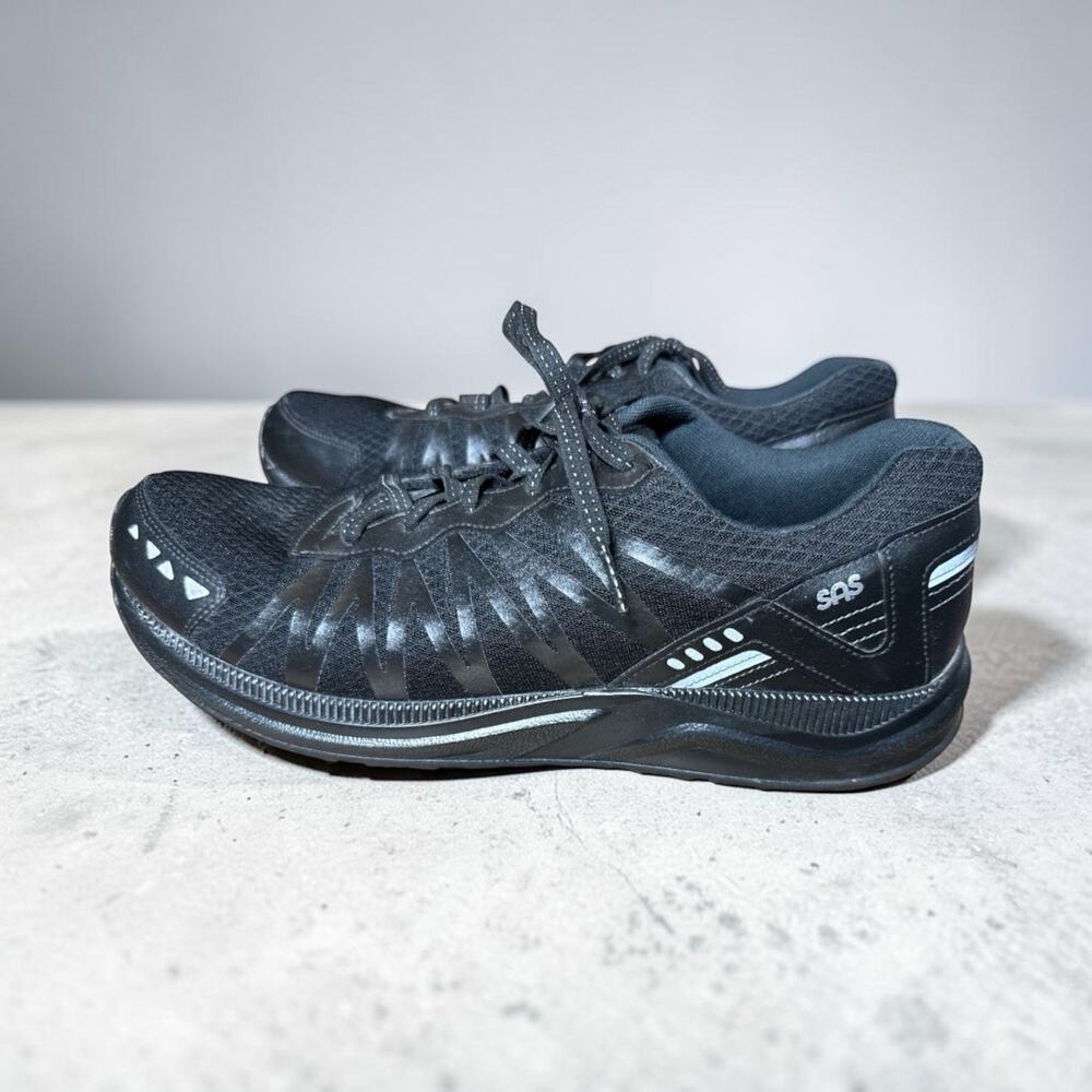 SAS Mission One-M Mens Size 11.5 D Black Comfort Stability Shoes Walking Sneaker